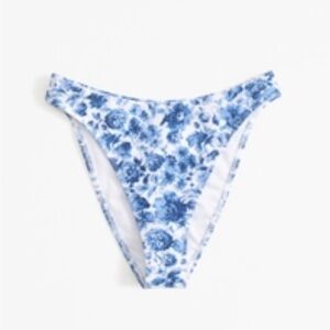 Abercrombie & Fitch Blue Floral Bikini Bottom